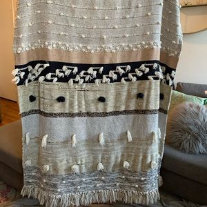 Anthropologie throw blanket